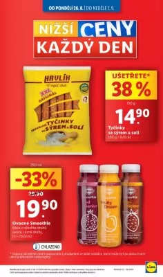 akční leták Lidl 26.8.2024-1.9.2024
