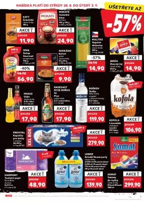 akční leták Kaufland 28.8.2024-3.9.2024