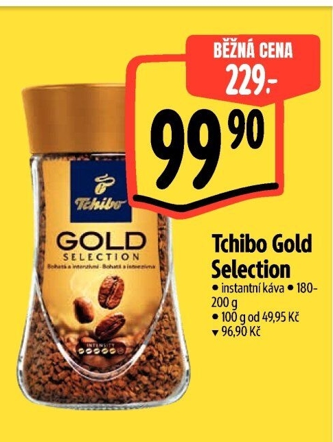 Instantní káva Tchibo Gold Selection
