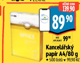 Kancelářský papír A4 Smart Line Office