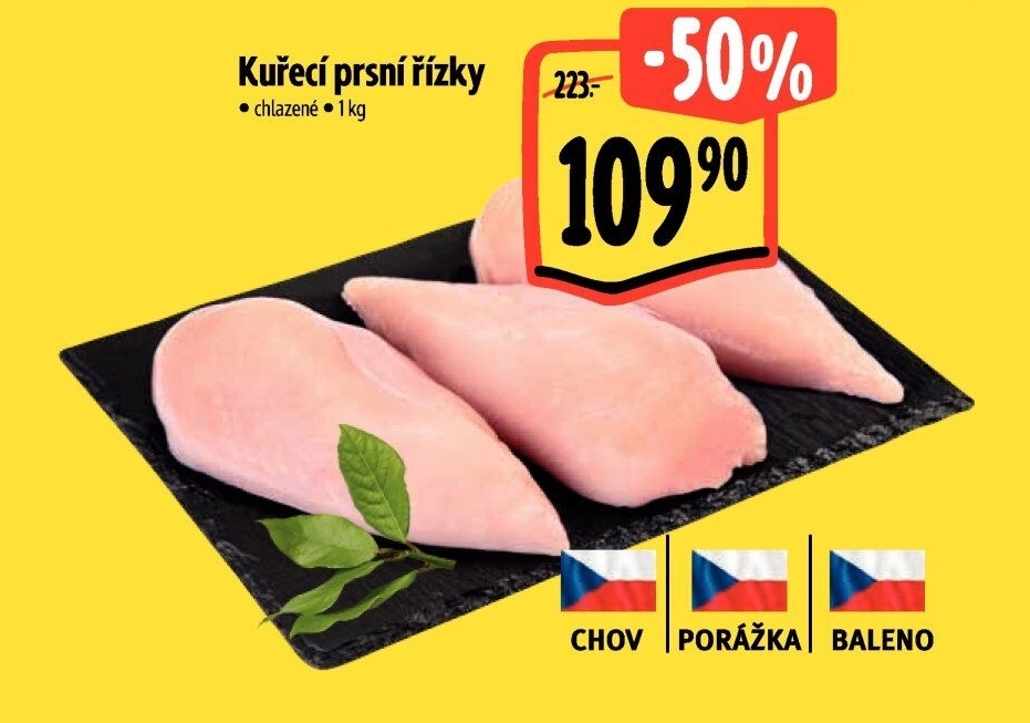 Kuřecí prsní řízky