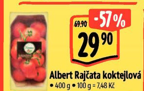 Rajčata koktejlová Albert