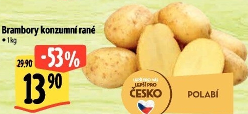 Brambory konzumní rané