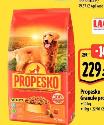 Granule pro psy Propesko