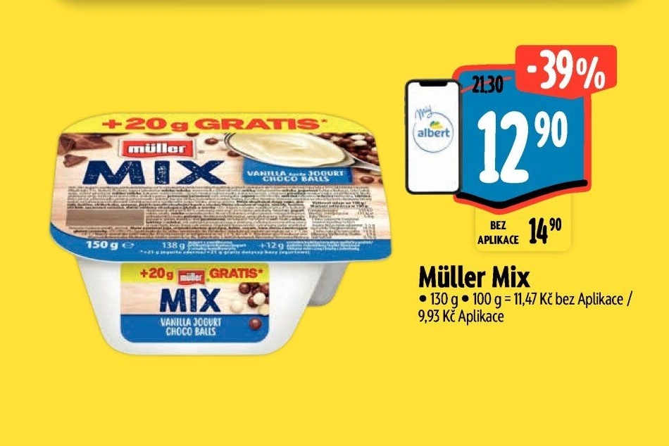 Jogurt Müller Mix