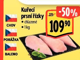 Kuřecí prsní řízky