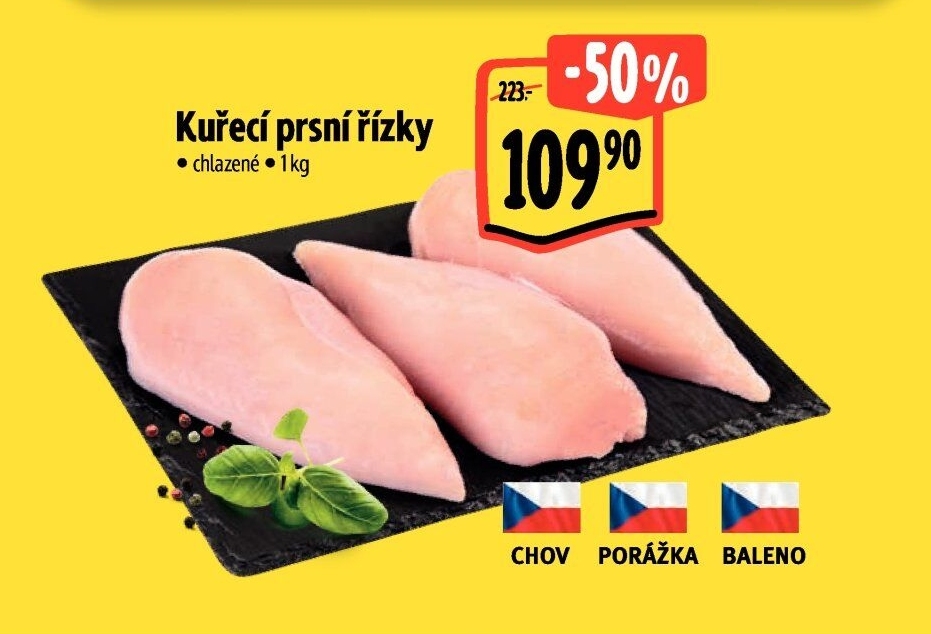 Kuřecí prsní řízky