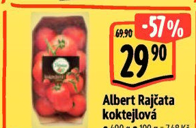 Rajčata koktejlová Albert