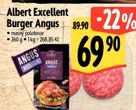 Burger Angus Albert Excellent