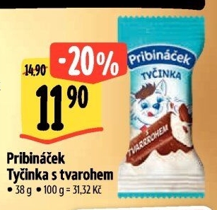 Dezert tyčinka Pribináček