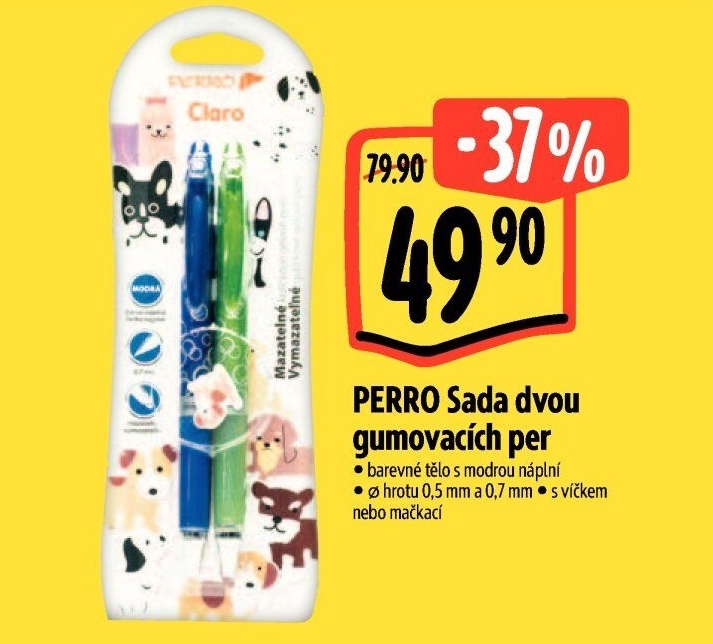 Gumovací pero Perro