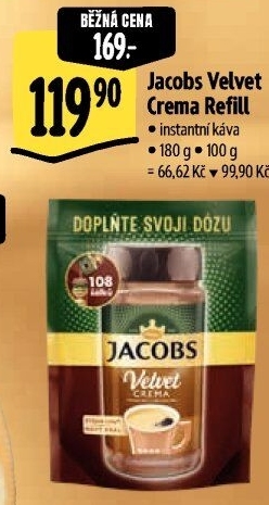 Instantní káva Jacobs Velvet Crema