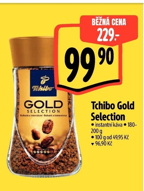 Instantní káva Tchibo Gold Selection