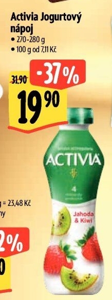 Jogurtový nápoj Activia Danone