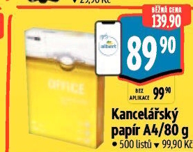 Kancelářský papír A4 Smart Line Office