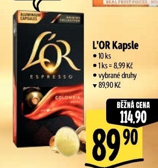 Kapsle pro Nespresso L'