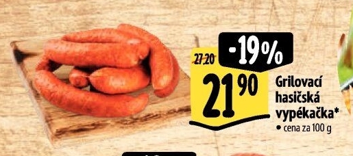 Klobása hasičská vypékačka