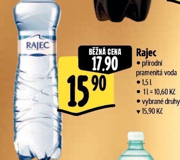 Přírodní voda Rajec