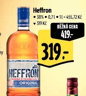 Rum Original 5YO Heffron Panama