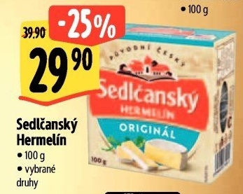Sýr Hermelín Sedlčanský
