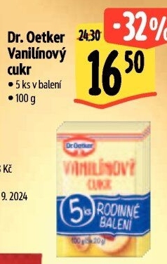 Vanilínový cukr Dr. Oetker