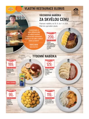 akční leták Globus 28.8.2024-3.9.2024
