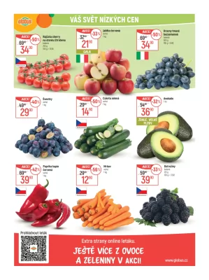 akční leták Globus 28.8.2024-3.9.2024
