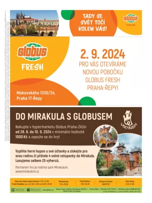 akční leták Globus 28.8.2024-3.9.2024