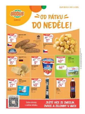 akční leták Globus 28.8.2024-3.9.2024