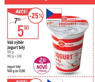 Váš výběr Jogurt bílý