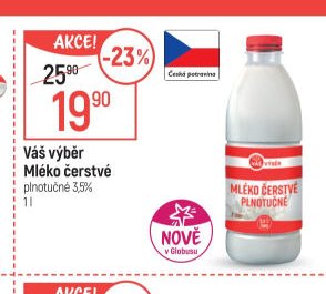 Váš výběr Mléko čerstvé