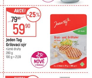 Jeden Tag Grilovací sýr