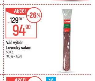 Váš výběr Lovecký salám