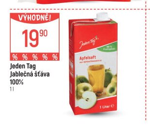 Jeden Tag Jablečná šťáva 100%
