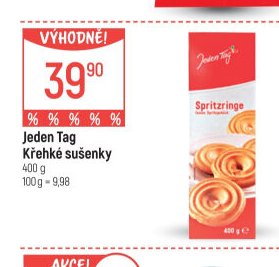 Jeden Tag Křehké sušenky