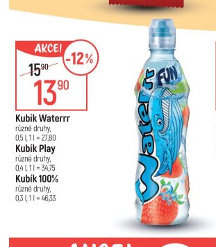 Kubík Waterrr, Kubík Play, Kubík 100%