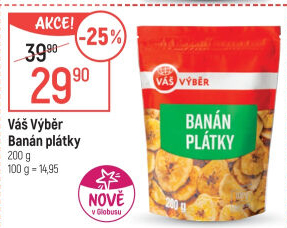 Banán sušený Váš Výběr