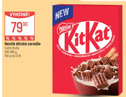 Cereálie Kit Kat Nestlé