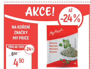 Koření Majoránka My Price