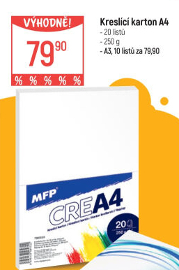 Kreslicí karton A4 MFP paper