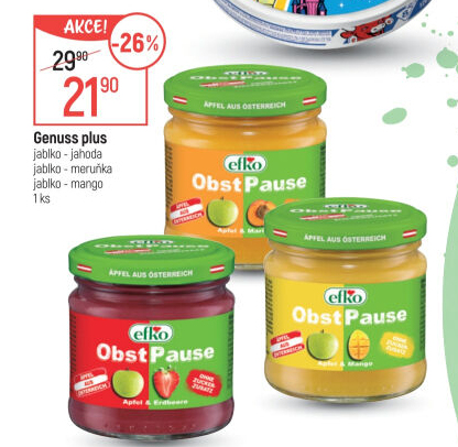 Ovocné pyré ObstPause Efko