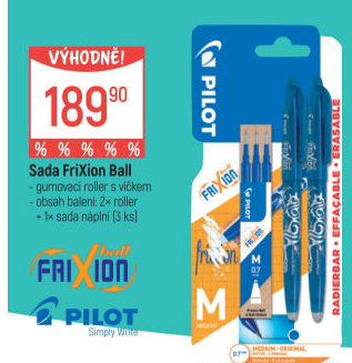 Pero Roller Frixion Ball Pilot