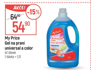 Prací gel My Price