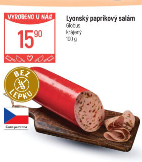 Salám lyonský paprikový Globus