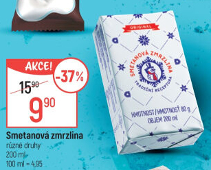 Smetanová zmrzlina J.A.D. Food