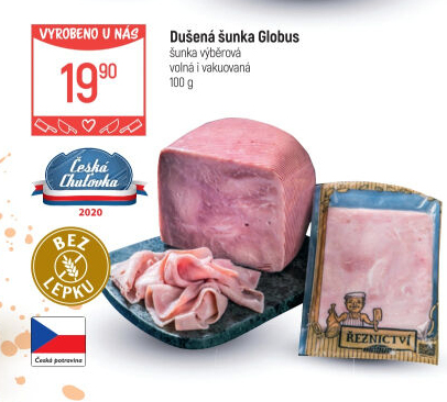 Šunka dušená výběrová Globus