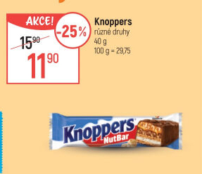 Tyčinka Knoppers NutBar Storck