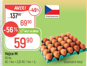 Vejce M Česká vejce
