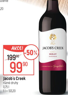 Víno Merlot Jacob'