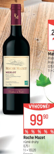 Víno Merlot Roche Mazet